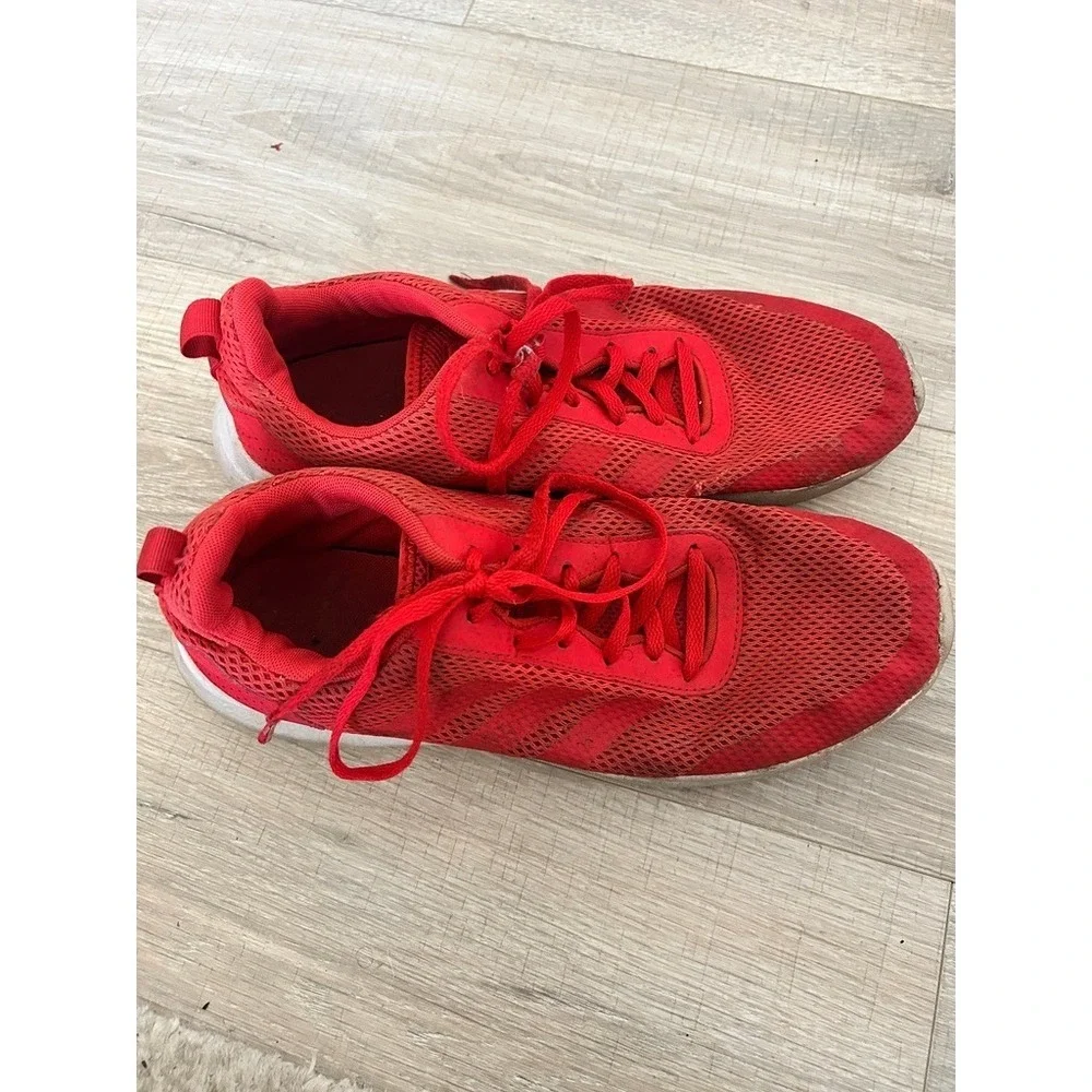Adidas Cloudfoam Lite Racer Red Mesh Running Shoes Mens 10 DB1451‎